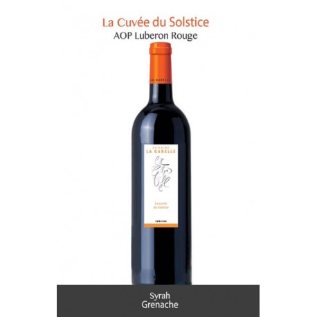 AOP Luberon Domaine La Garelle Solstice Rouge jecreemacave.com